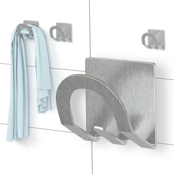 Klebehaken 2 in 1 - 4 Stück